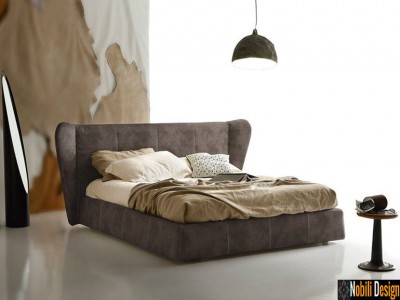 pat tapitat dormitor stofa piele OPUS Ditre Italia | Mobila - dormitor - Rovere - Mobili - Constanta