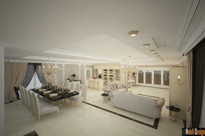Design interior casa stil clasic cu etaj Ploiesti