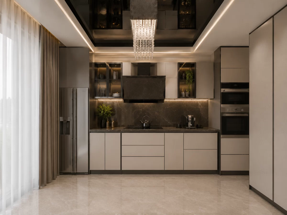 Arhitectura de interior bucatarie pentru Living Casa Moderna, concept pentru familie, Nobili Interior Design